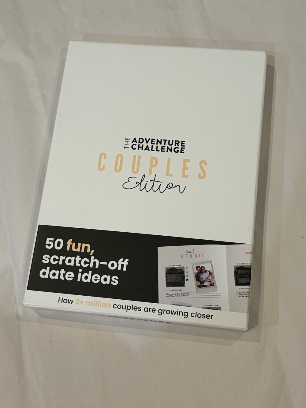 Couples Edition - The Adventure Challenge Scratch-Off Date Ideas Book